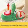 Crocodiles Plush Slippers With Open Mouth Cotton Slippers With A Moving Mouth