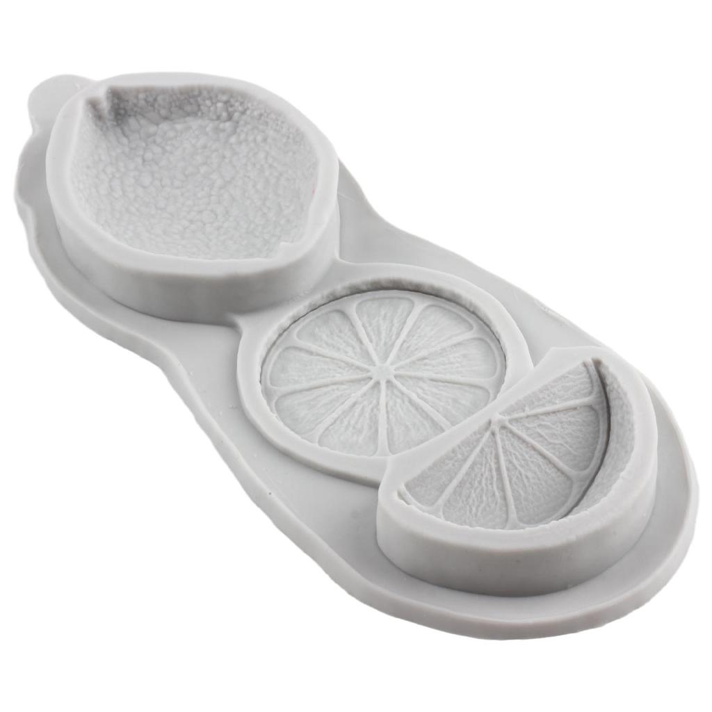 Lemon Silicone Mold Fruit Flower Lemon Slices Orange Fondant Molds Cake Decorating Tools Cupcake Topper Candy Resin Clay Chocolate Gumpaste Mold