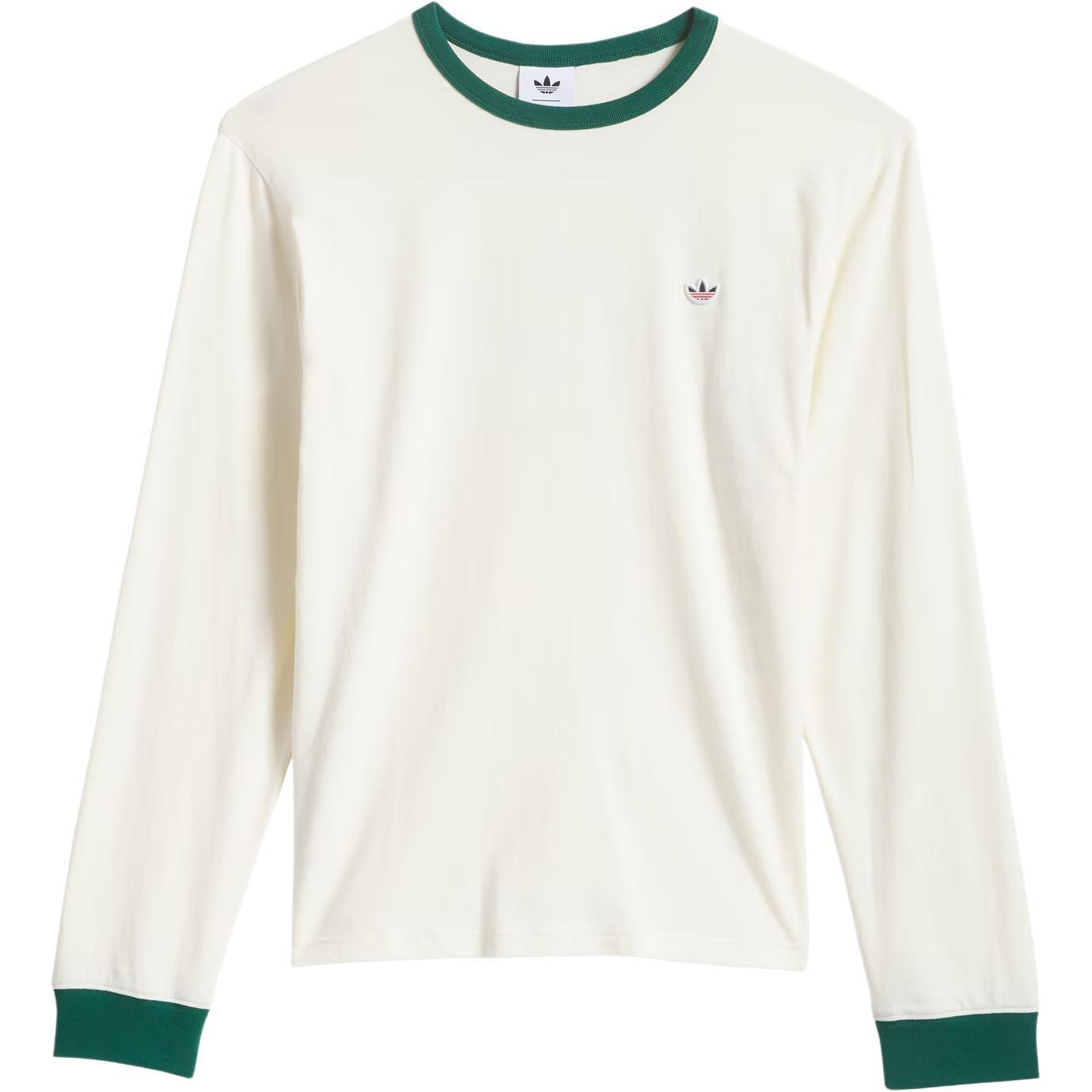 adidas x CLOT Rib Logo Long-Sleeved T-Shirt Asia Sizing  White  Men s JM7456 M