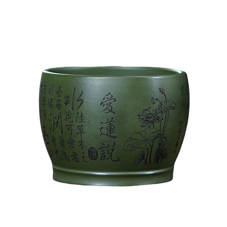 Чайная чашка Yixing Zisha Love Lotus, 155 мл, бутиковая чайная чаша, красивая чайная чашка, чашка для дегустации чая, чашки Chazhan Master, столовая посуда.