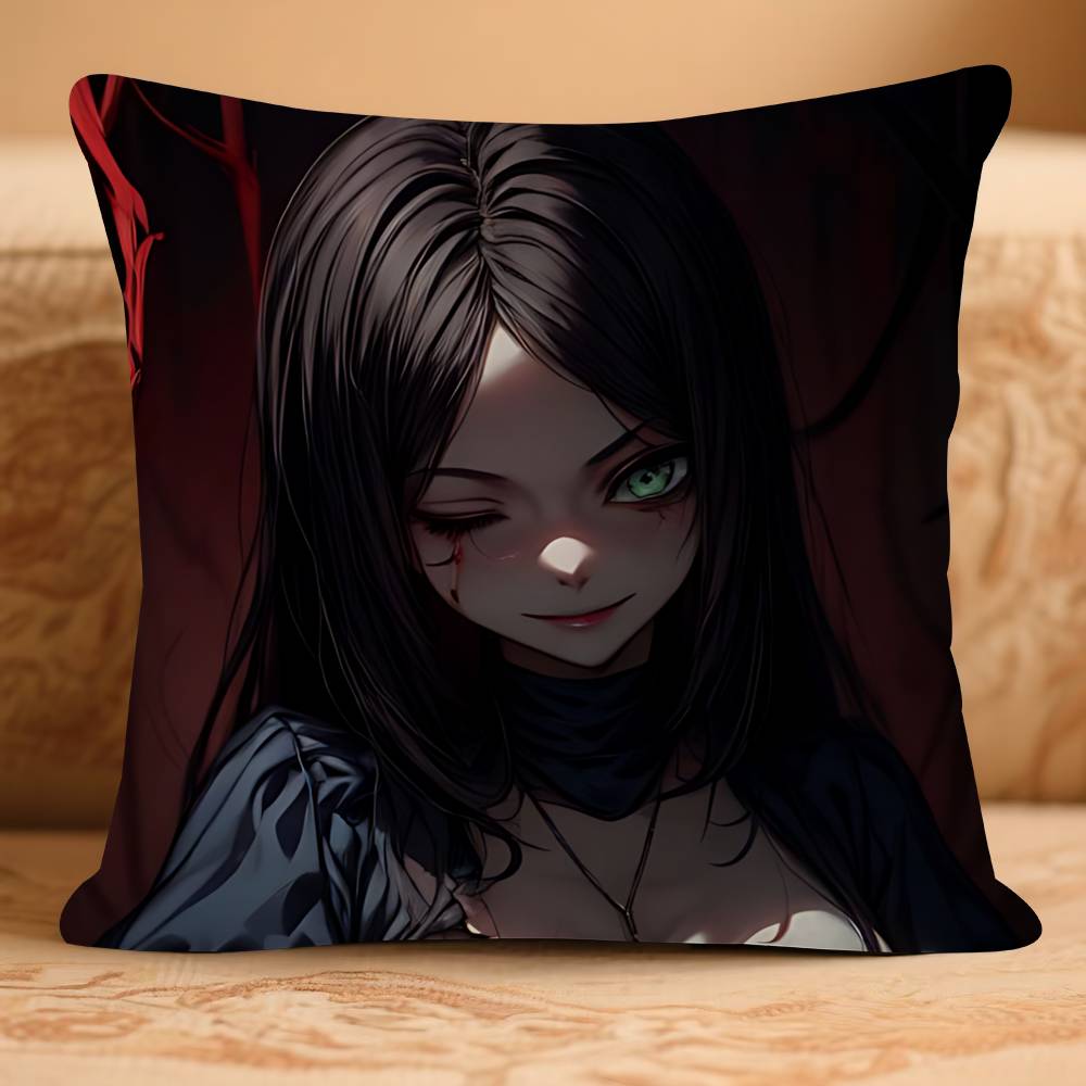 GAME AliceS Madness Returns Pillow Case Removable Washable Cushion Cover – All-Season Soft Linen