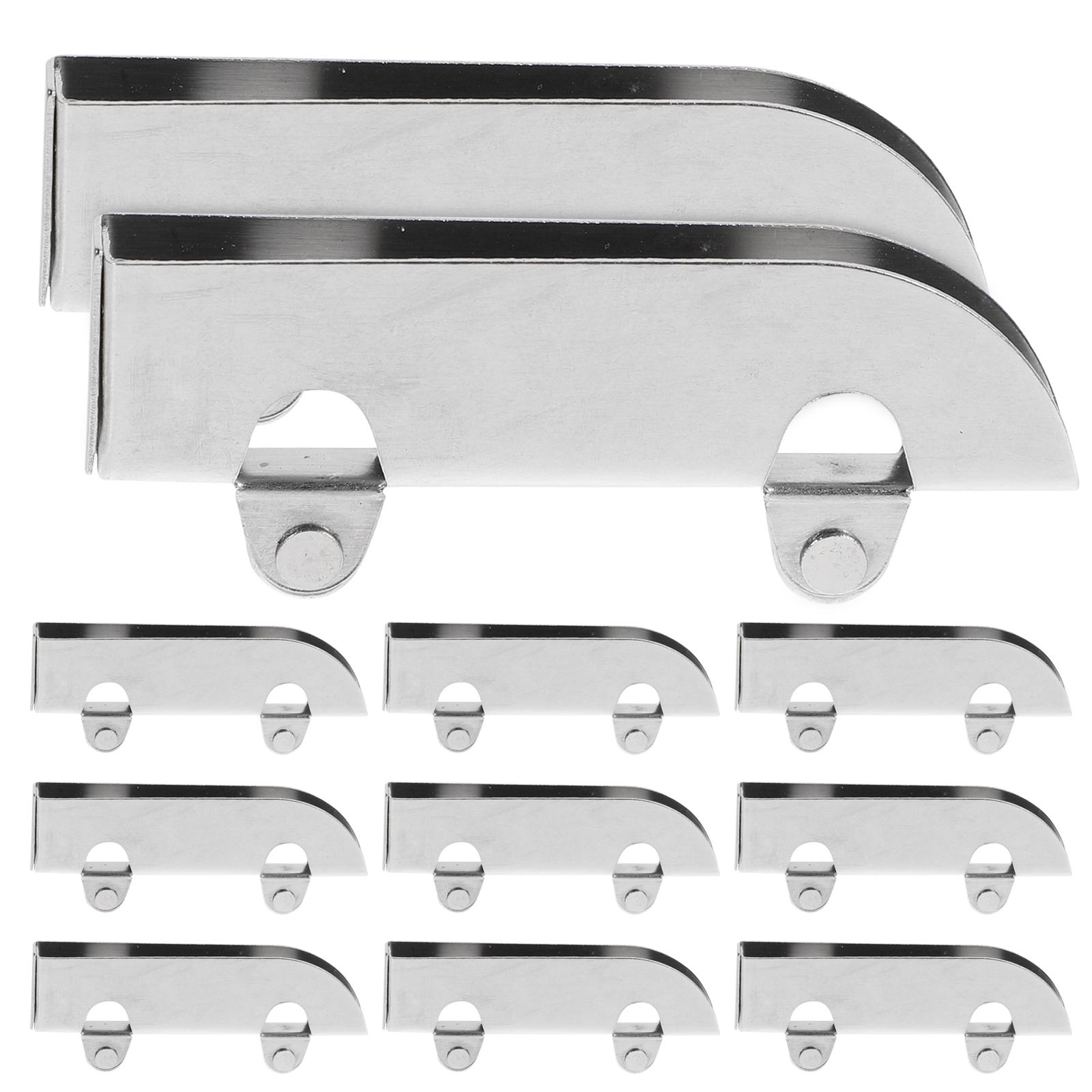 

12 Pcs Glass Sliding Door Pulley Wheels Cabinet Roller Patio Drawer Steel Guide Pulleys Barn серебряный