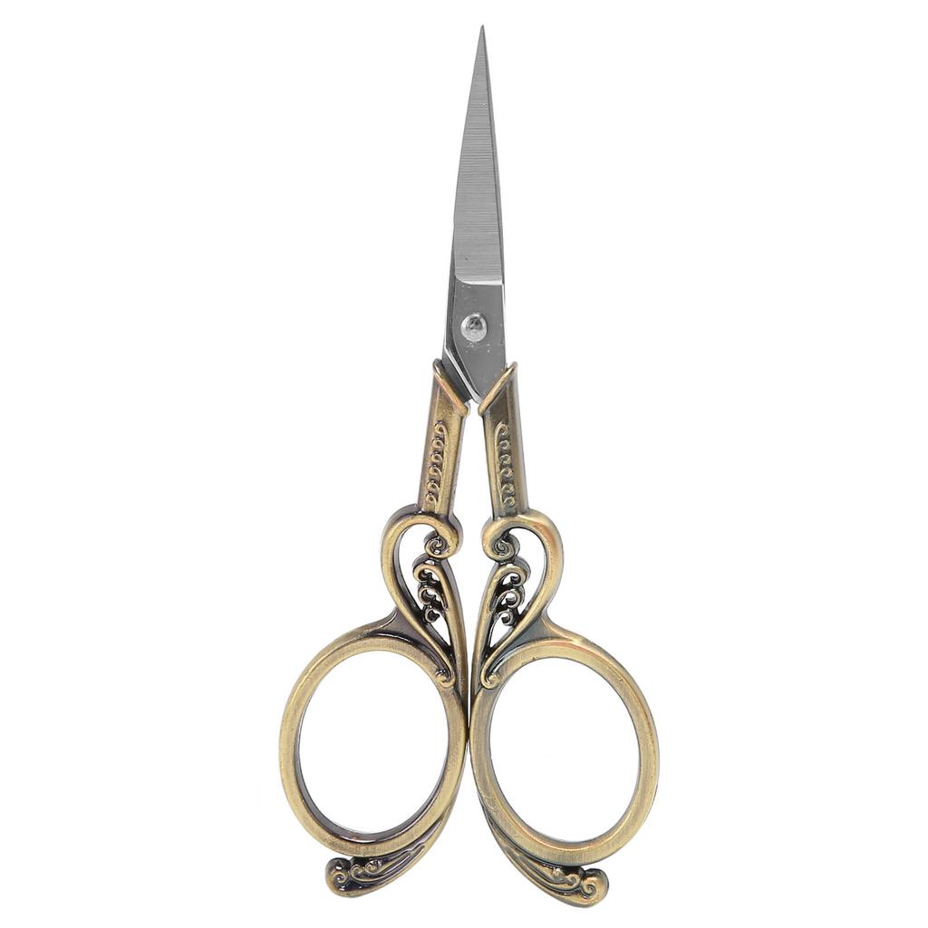 Vintage Scissors Stainless Steel High Sharpness Effort Saving Widely Used Craft Scissors for Embroidery Handicraft