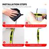 AABGW1 For Benz 4PCS 3D Epoxy Car Door Reflective Strips Security Warning Stickers Accessories Exclusive AMG SPRINTER V CLASS VIANO