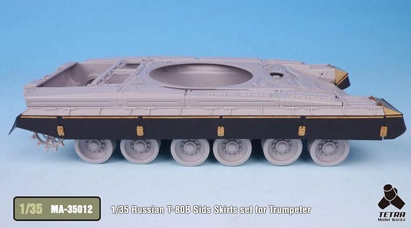 Tetra Model MA Series Russian Tank Side Skirt Set Plastic Model Parts MA3512 1/35 T-80B (TR Model)