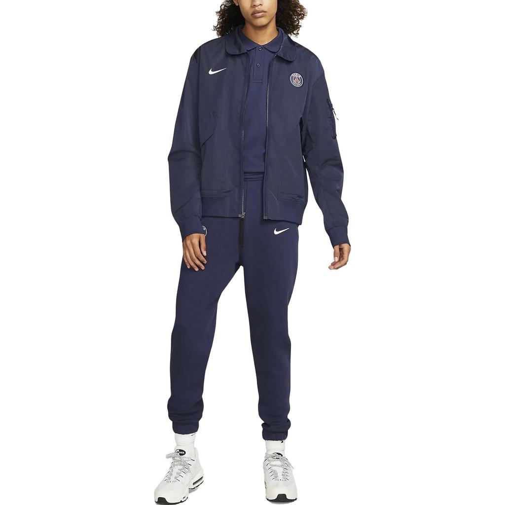 Nike Jackets Men's Blue Lapel Moderate DN1489-410