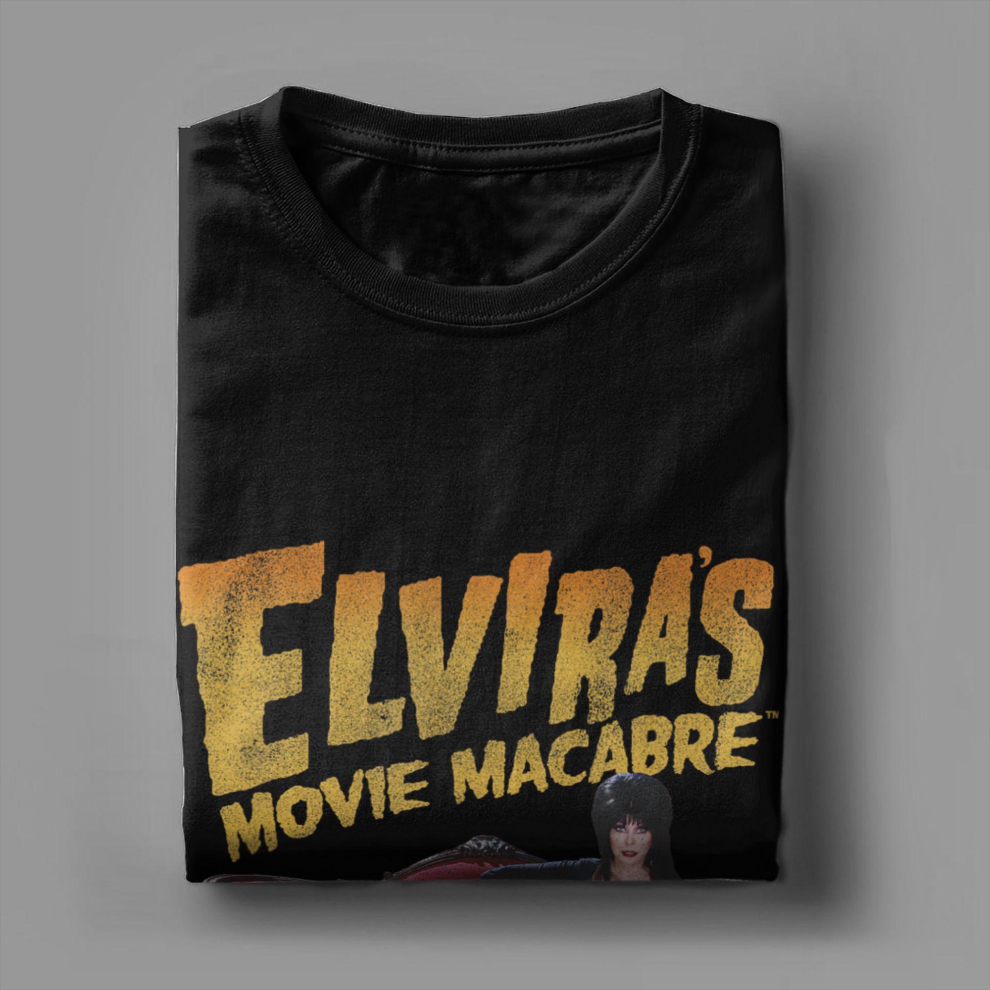 

E-Elviras Men T Shirt Mistress of The Dark Vintage Tees Short Sleeve Crew Neck T-Shirts Pure Cotton Summer Tops - Men s Summe... S разноцветный