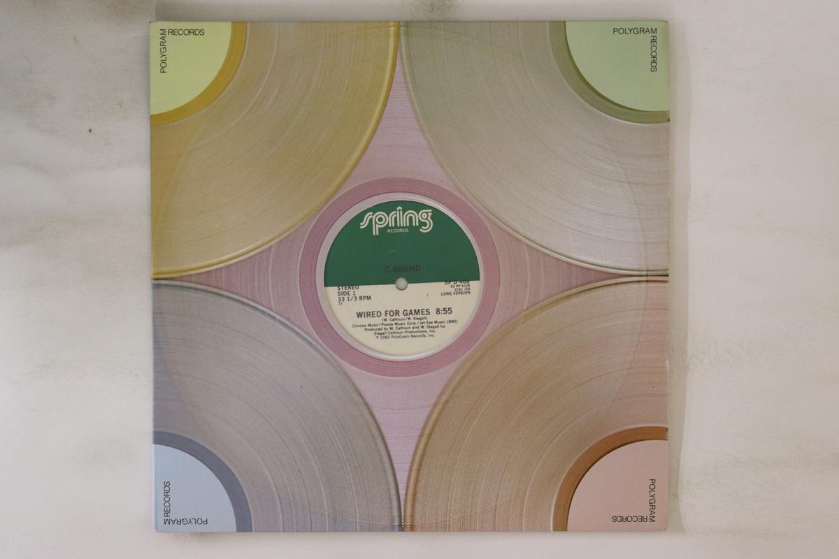 

12inch Record CBRAND Wired For Games SPD408 SPRING 1982 US SoulFunk Used