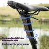 Bicycles Seat Tube Protector Silicone Cycling Seat Tube Case Mountain Bike Seat Tube Mud Gravel Guard Easy to Use
