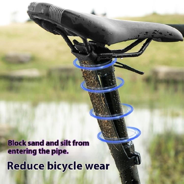Bicycles Seat Tube Protector Silicone Cycling Seat Tube Case Mountain Bike Seat Tube Mud Gravel Guard Easy to Use