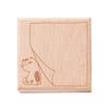 Original Light Retro Handbook Seal Message Box Series Cute Cat Garland Border Handbook Decorative Print Stamp