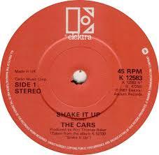 

7inch Record CARS Shake It Up K12583 Elektra 1981 UK Rock Used