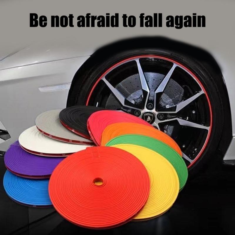Rims Trim Wheel Protection Strips for Curb Rash and Wheel Scratch Prevention Wheel Decoration Car Styling