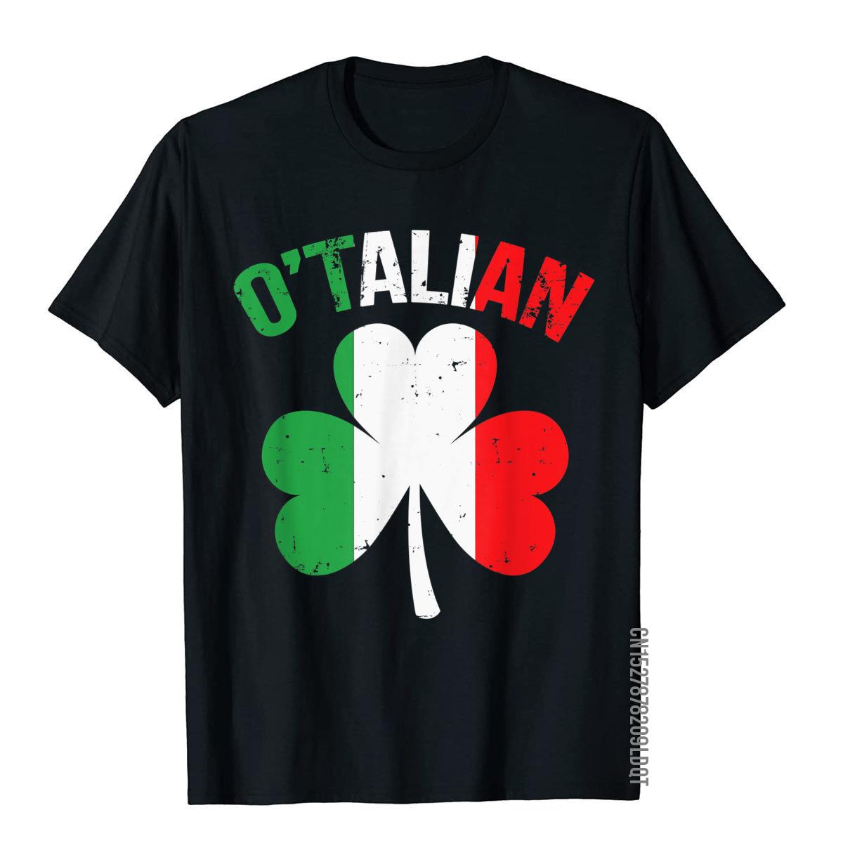 

Funny Saint Patricks Day Irish Italian Otalian TShirt Simple Style3D Style Tops Tees Fashion Cotton Mens Top TShirts 4XL