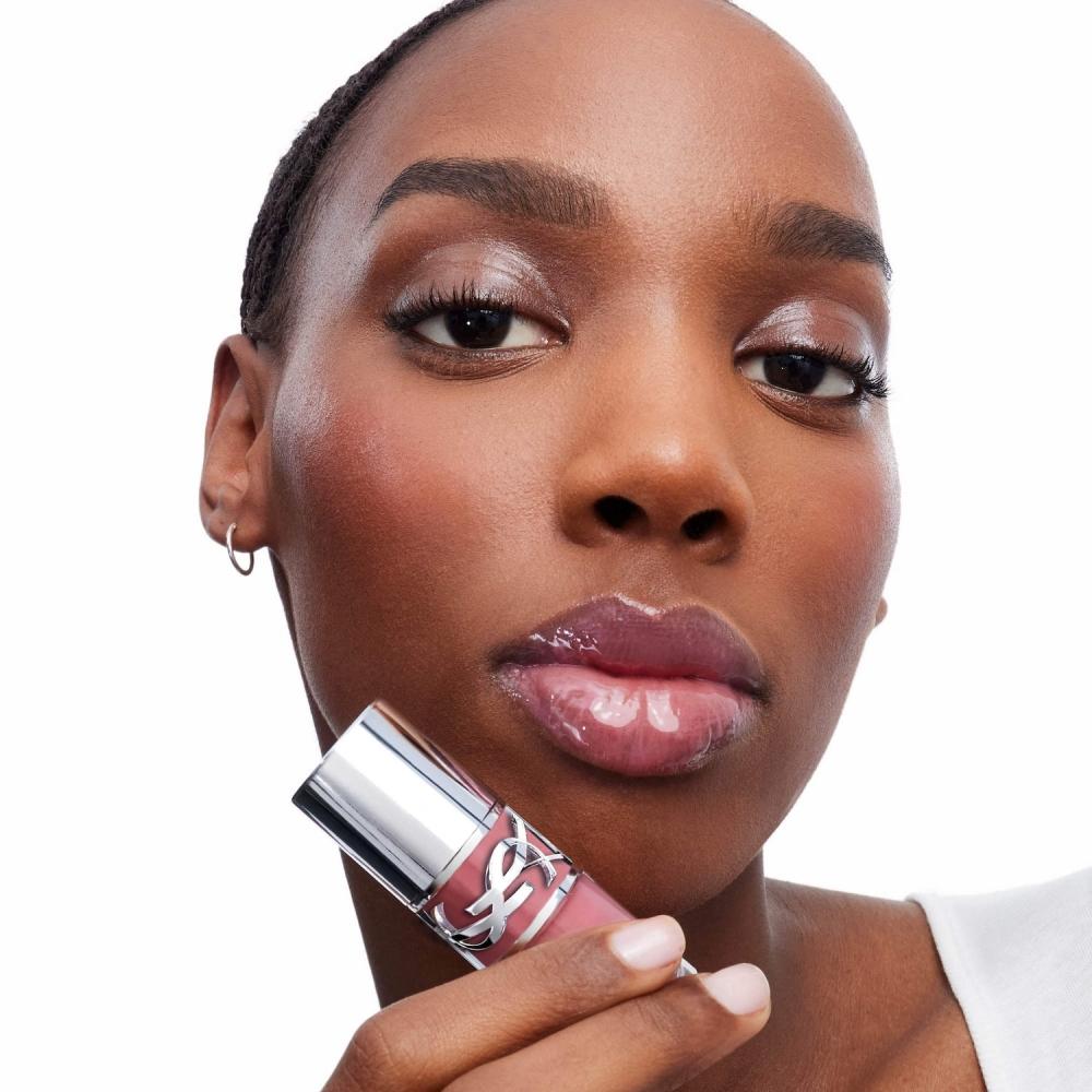 Yves Saint Laurent Ysl Loveshine Plumping Lip Oil Gloss 0.20 Oz   6 Ml 44 Nude Lavalliere Iconic Pink Nude