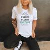 ChatGPT Shirt Funny Cotton Tees Chat GPT I Speak Fluent Artificial Intelligence Shirt AI Shirt