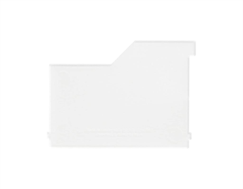 Like-it Storage BoxCase, Bricks Heading Board, Slim Medium, Set of 2 (for 9001 and 9011), Approx. W10.3 x H7.1 x T0.2cm, Clear, Made in Japan, 9127