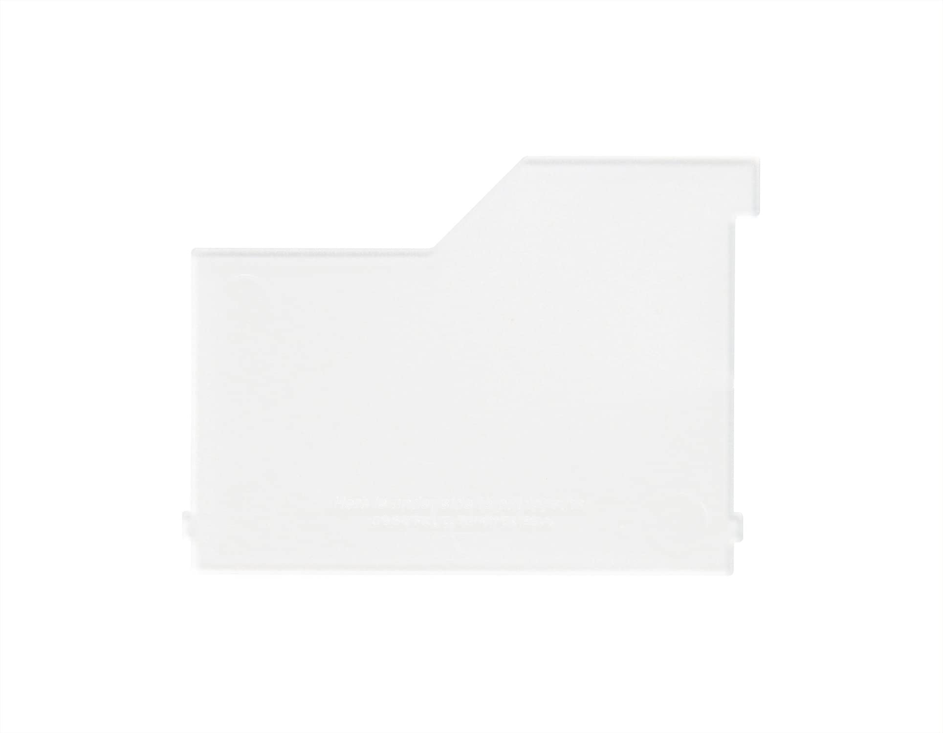 

Like-it Storage BoxCase, Bricks Heading Board, Slim Medium, Set of 2 (for 9001 and 9011), Approx. W10.3 x H7.1 x T0.2cm, Clear, Made in Japan, 9127