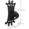 Silicone Bike Phone Mount, Rotating & Adjustable, Easy Install. 13x6cm, for Bicycle/E-Bike, Secure Grip