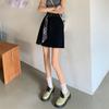 A-line Skirt Fashion Trend Y2k Jean Summer Ins Design Sense Slit High Waist Denim Short Skirt Female All-match Slim Bag Hip