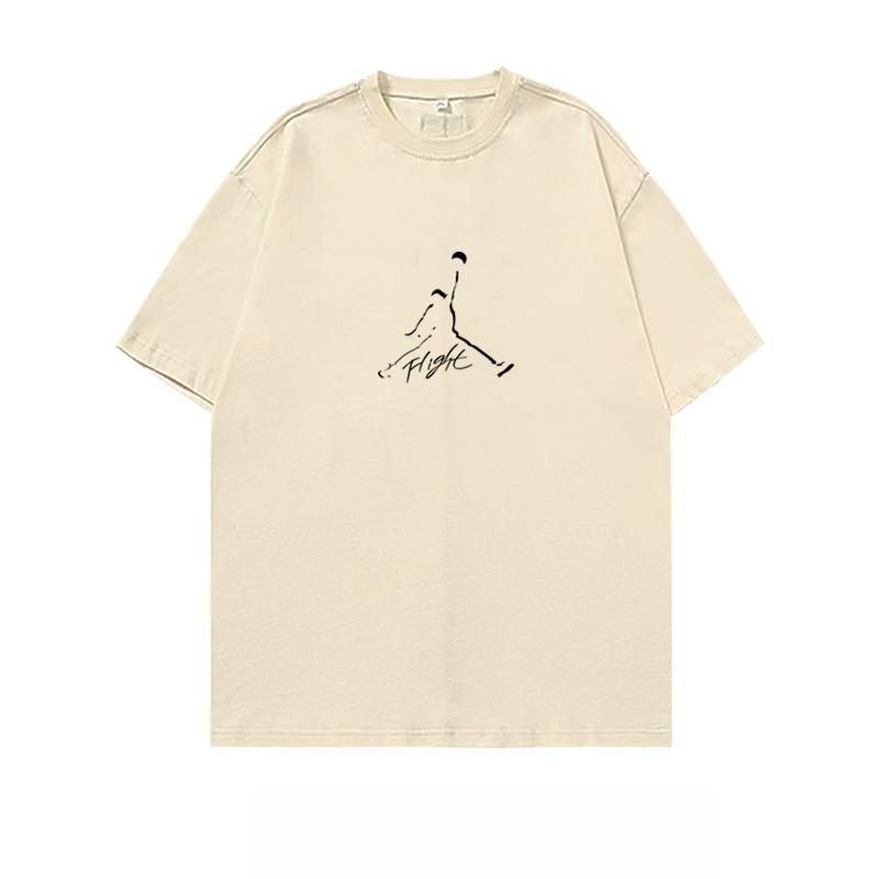 Basketball T-shirt Joint Flying Man Short-sleeved Loose Large Size Sports Fitness Casual Short-sleeved Comfortable