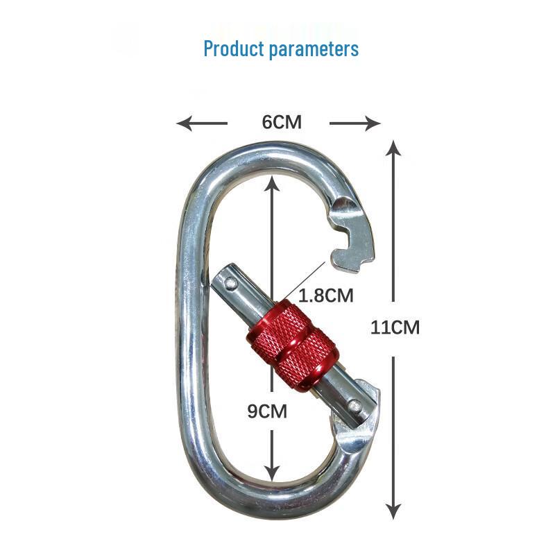 Shao an O-Ring Alloy Steel Climbing Carabiner Standard