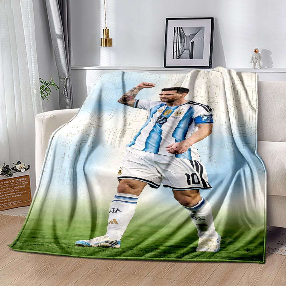 Messi 518 Decke Strapazierfähiger Komfort Geeignet für Stuhl Sofa Bürostuhl Ganzjahresgebrauch Wärmende Dekoration Geschenk für Reisen Zuhause Geburtstage