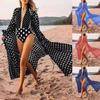 Trendy Women's Lace-Up One-Piece Swimsuit with Skirt Overlay - European & American Style