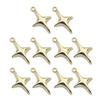 10Pcs Awn Star Shape Pendant for Valentines Day Elegant Awn Star Jewelry Making Necklace Bead DIY Earring Lightweigh