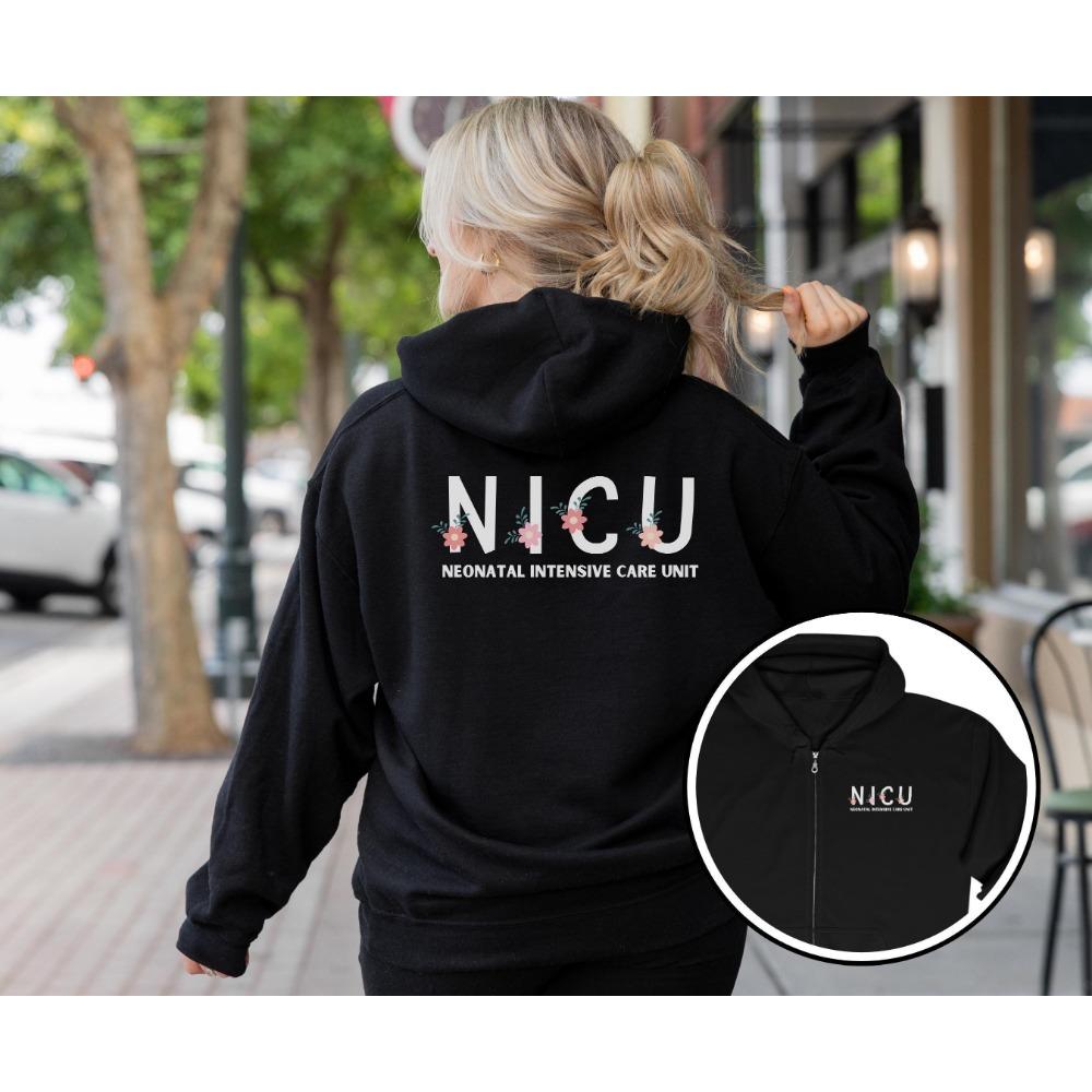 Zipper Hooded Sweatshirt, Nurse Gift, Respiratory Therapist, Adult Unisex Full Zipper Hooded Jacket S