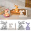 Flexible Easter Theme Silicone Candle Stand Making Mold With Intricate Tree Branch Design For Creative Projects