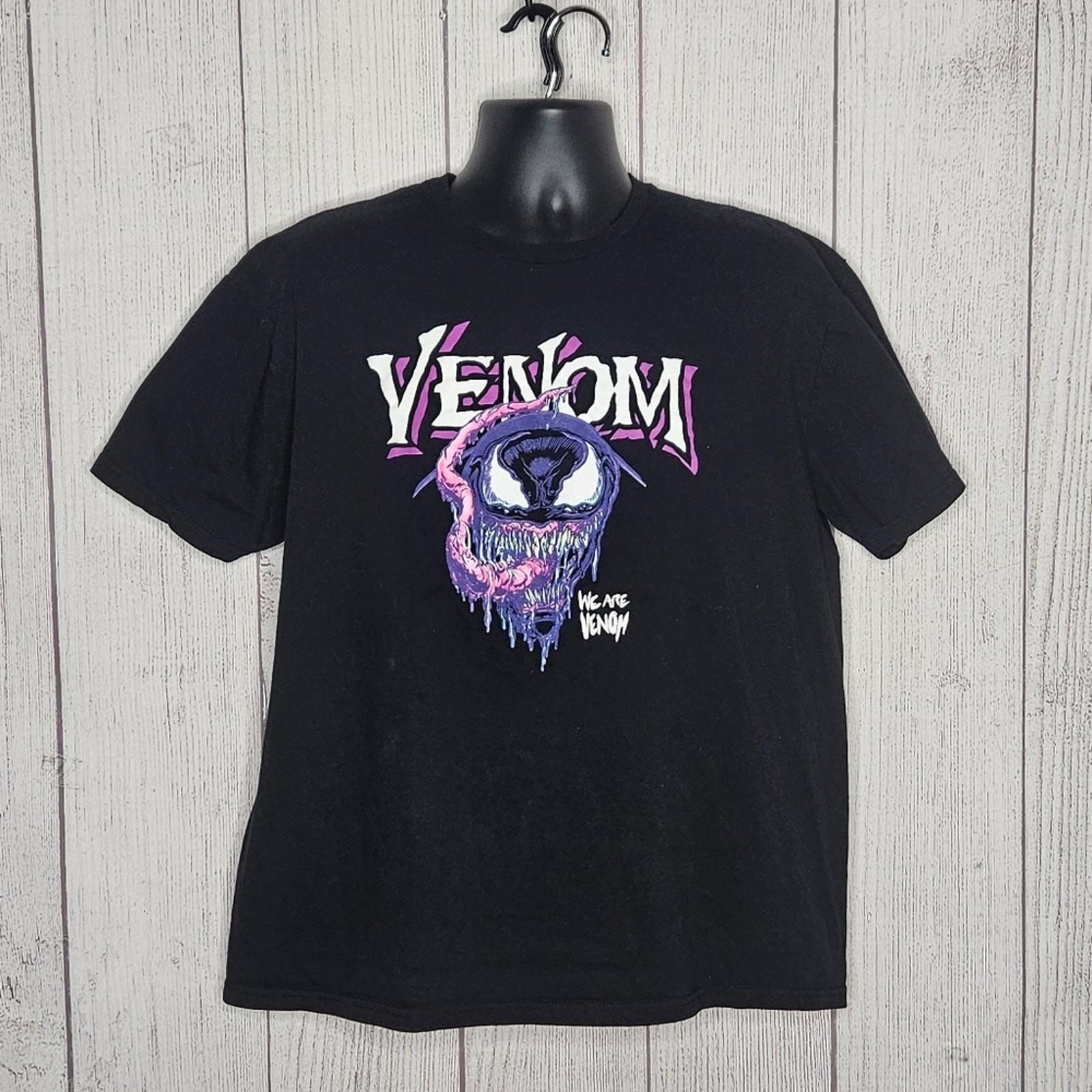 Marvel Venom - We Are Venom - 100% Cotton Short Sleeve Black T-Shirt, sz XL S