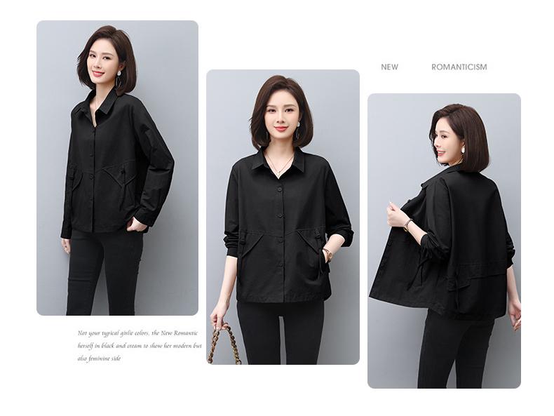 2024 Women's Chic Short Jacket: Stylish Spring/Autumn Fashion for Middle-Aged Moms