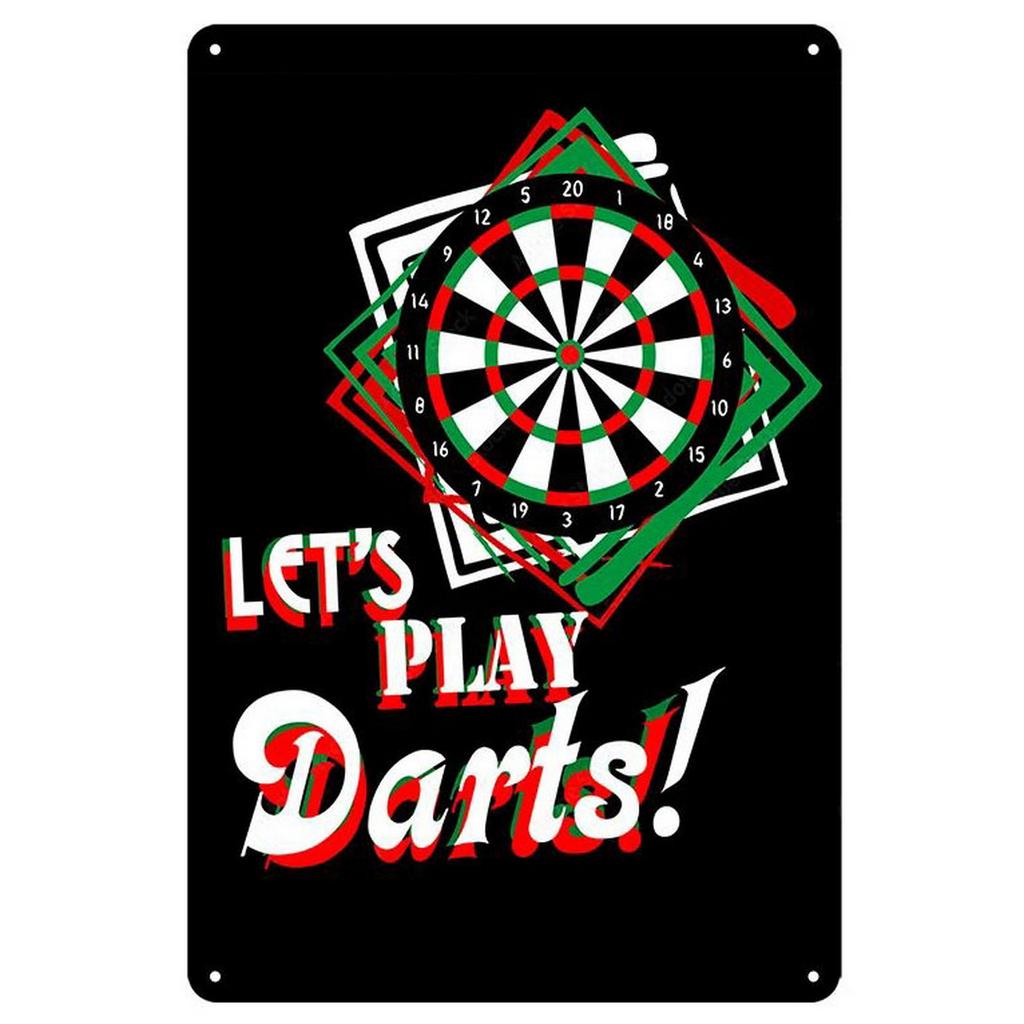 No Beer No Darts Plaque Metal Tin Signs Wall Art Decoration Vintage Posters Iron Painting for Man Cave Home Cafe Garden Club