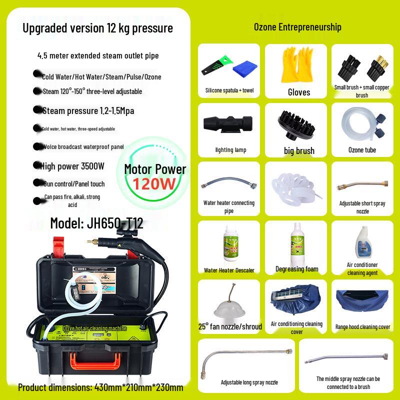 Clean Hui High-Temp Pressure Steam Cleaner for Air Conditioners & Kitchen Range Hoods
