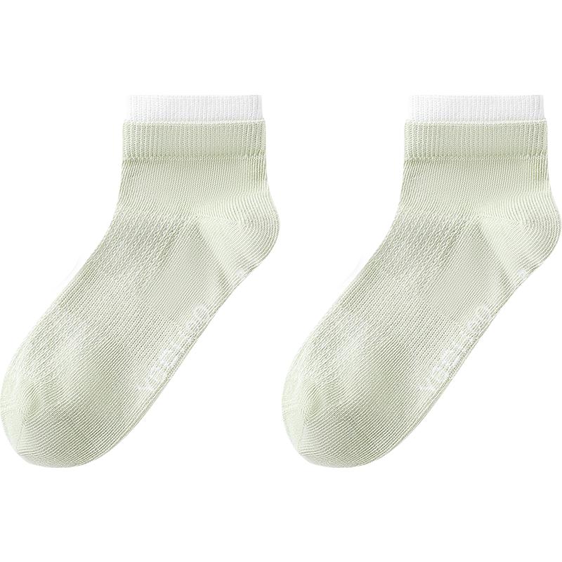 YEEHOO Kids' 4-Pair Summer Thin Mesh Antibacterial Socks