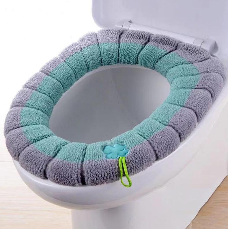 1Pcs Bad Wc Sitz Abdeckung Weiche Wärmer Waschbar Matte Abdeckung Pad Kissen Sitz Fall Wc Deckel Abdeckung Zubehör Bad hause