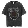 MJ Salute To Michael Jackson Classic Poster Graphic Print T-Shirt Men Women Streetwear Hip Hop Y2K Fashion Vintage Washed O-neck Cotton Oversized Top
