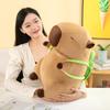 Backpack Capybara Plush Toy Stuffed Animal Doll Cartoon Kids Birthday Gift