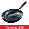 Hakka Style Blued Non-Coated Iron Wok
