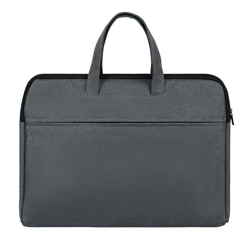 Men's Waterproof Oxford Cloth Briefcase: Large-Capacity Handheld Document Bag with Drawstring.