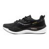 Saucony Runshield Round Toe Lace-Up Slip-Resistant Durable Waterproof Low-Top Casual Running Shoes Unisex Running Shoes Black Yellow S28185-4
