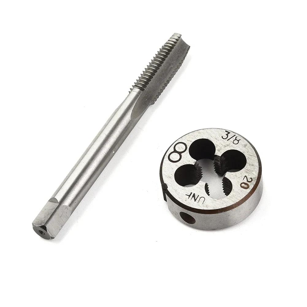 

2pcs UN 3/8 Inch-20 HSS Straight Flute Machine Taps Right Hand Pipe Tap And Die For Processing Iron/steel/copper And Aluminum China Mainland