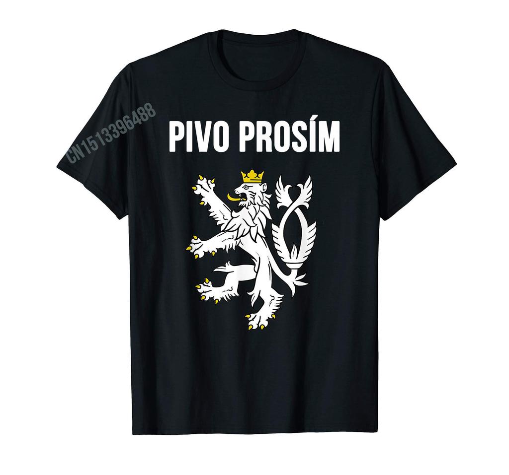 Men Women T Shirt More Design Czech Republic Lion Coat of Arms Graphic TShirt Map Tops 100 Cotton Tees