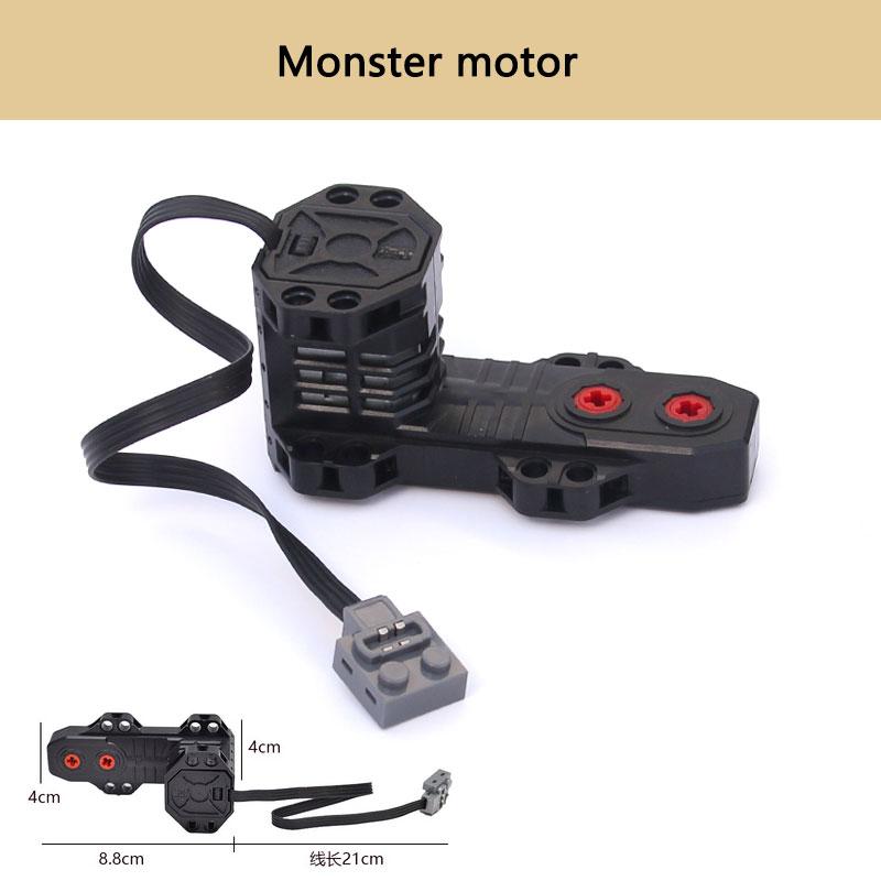 Building Block Motor Lithium Battery Functions Toys Tool Servo Remote Motor PF Model Sets Compatible with Lego High-tech Parts