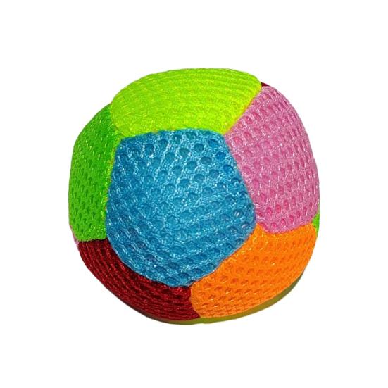 Cat Ball with Crinkle Paper Squeaky Pet Toy Fabric Ball