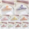 Gradient Color Straight Line Shaped Shark Clip Korean Style Acetic Acid Hair Claw  School