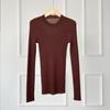 Cindy Slim Ribbed Knit Merino Wool Sweater - Women's Long Sleeve