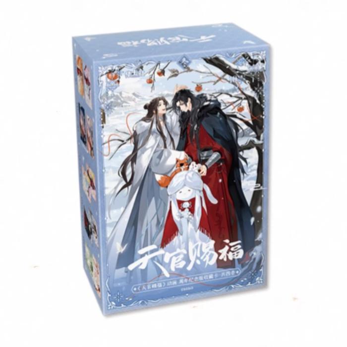New Four Seasons Heaven Officials  Blessing Commemorative Card Cartoon Hua Cheng Collectible Anime Merchandise Holiday Gift
