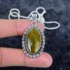 Ocean Jasper Gemstone Handmade 925 Sterling Silver Jewelry Pendant 1.97" M-2947